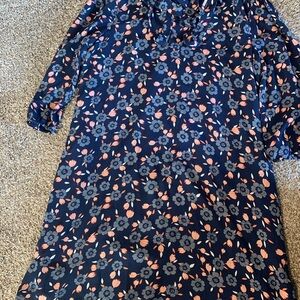 DR2 Navy Floral Dress